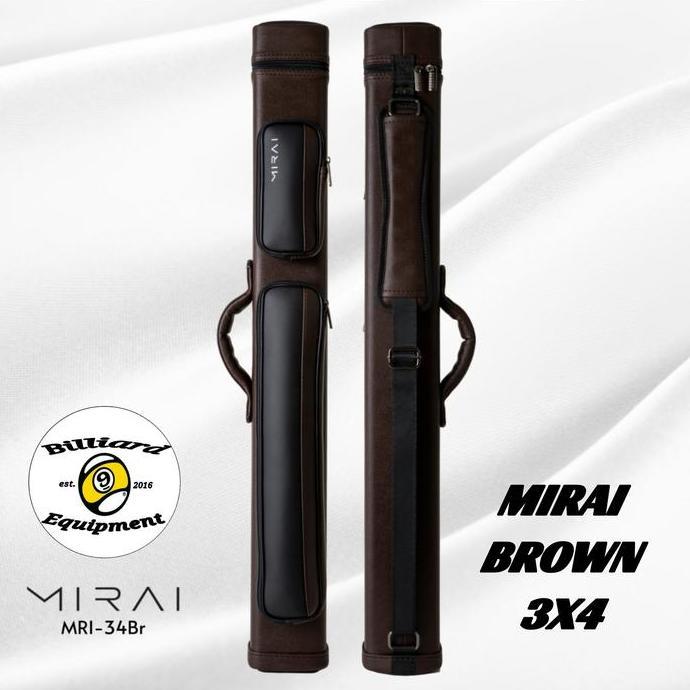 Mirai 3x4 - Brown | Tas Billiard | Cue Case Billiard