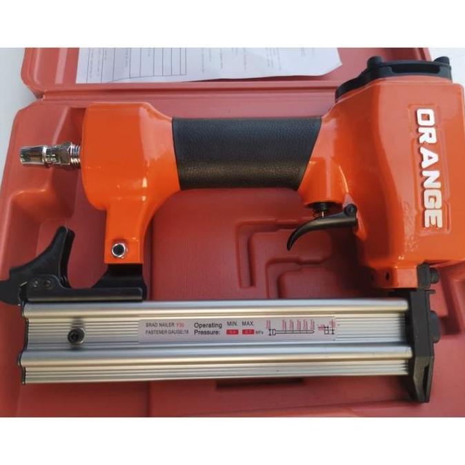 Ironbig- Orange Air Nailer F30 Mesin Tembak Paku Lurus Penembak Paku F 30 Angin