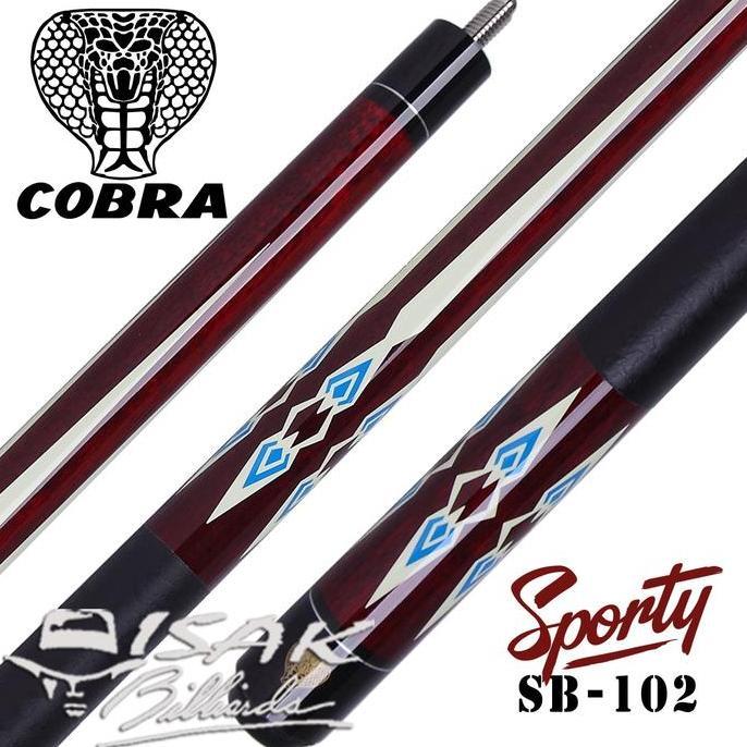 Cobra SB-102 - Maple Pool Billiard Cue Stick - Stik Biliar - 13 mm