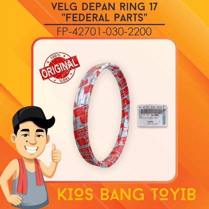 Velg Depan 140 Ring 17 FEDERAL Honda Grand Karisma Legenda Supra Fit X125 Kirana Impressa (ORI)