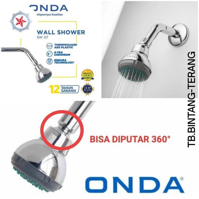 KEPALA SHOWER DINDING TANAM HEAD SHOWER SET WALL