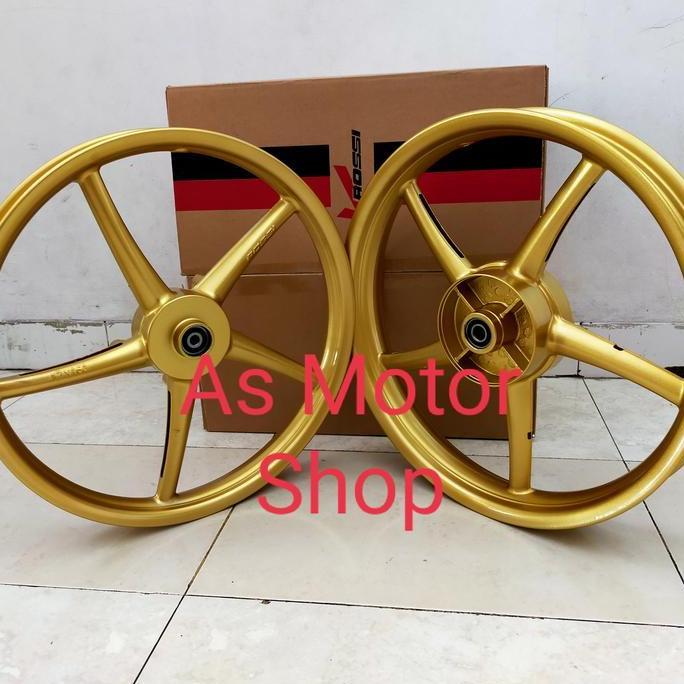 VELG RACING SET MEREK ROSSI MODEL RCB UKURAN 160 185 RING 17 RXKING