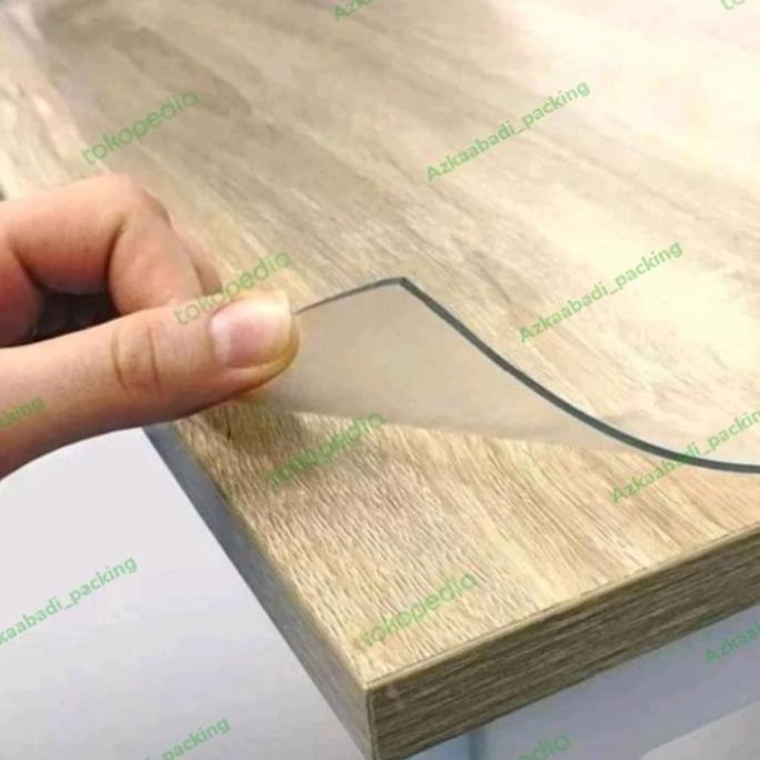 PVC lentur taplak meja 2mm 70cm x 125cm