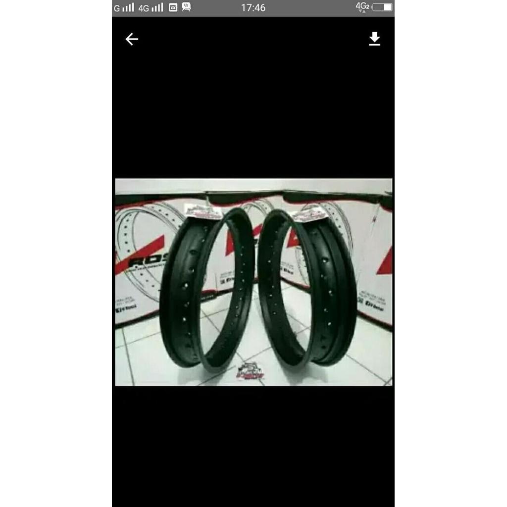 velg sepasang rossi ukuran 250 - 300 ring 17