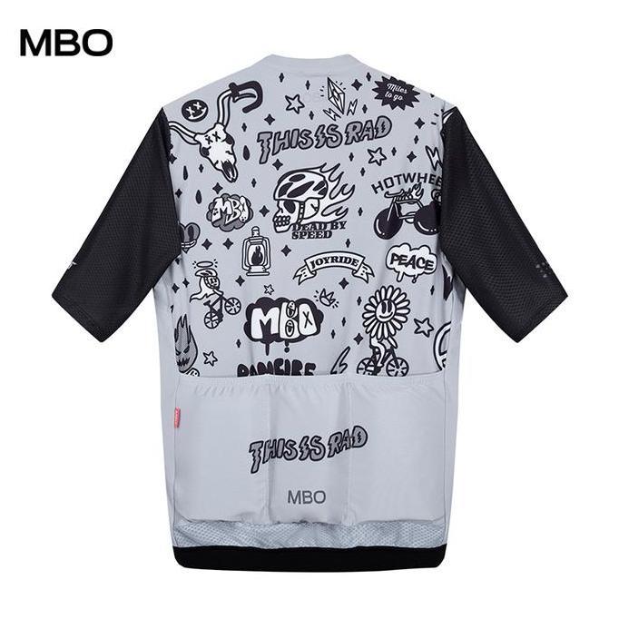 Promo Jersey Men Women Mysenlan MBO Prime BEAT Grey Short Sleeve Diskon