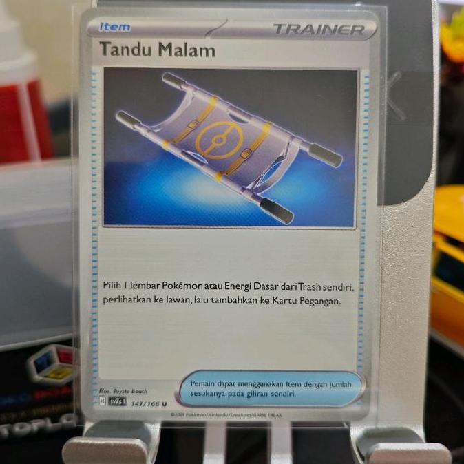 Kartu Pokemon Sv7s 147/166 Item Trainer Tandu Malam