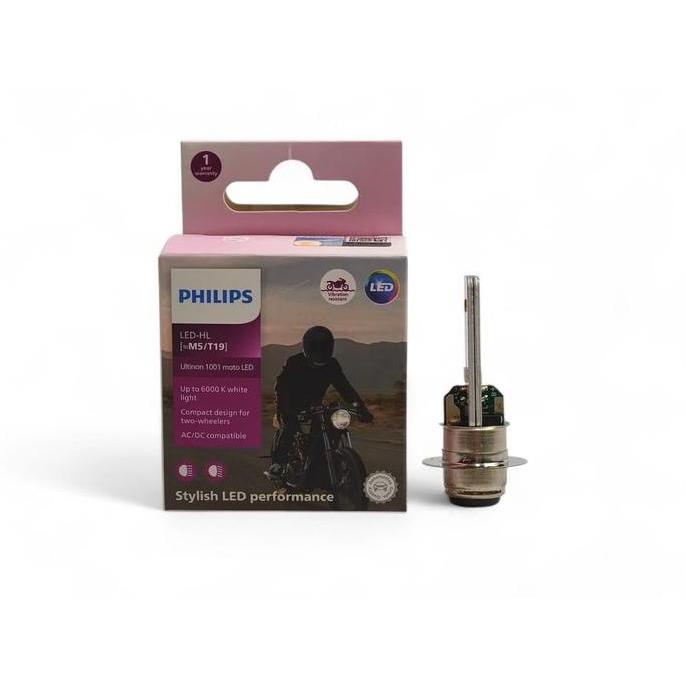 DANISTOREEMPAT - PHILIPS LAMPU DEPAN LED M5 ORIGINAL 100% PNP UNTUK BEAT FI 2013-2019 VARIO 125 2013