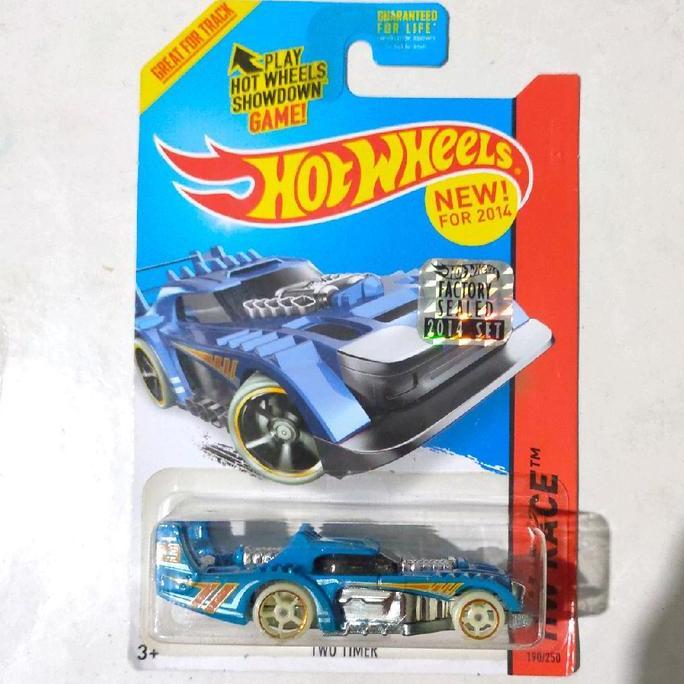 Hotwheels Hot Wheels Two Timer biru Factory Sealed 2014 HW Race Track Stars base besi rare