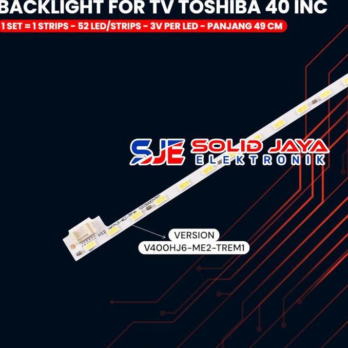 Tvxty- Backlight Tv Led 40 Inc 40L2550Vj 40L5550Vj V400Hj6-Me2-Trem1 Smd Lampu Bl 40L2550 40L5550