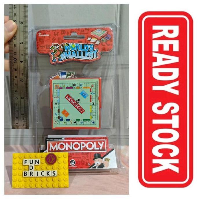 World's Smallest Monopoly Board Game Mini