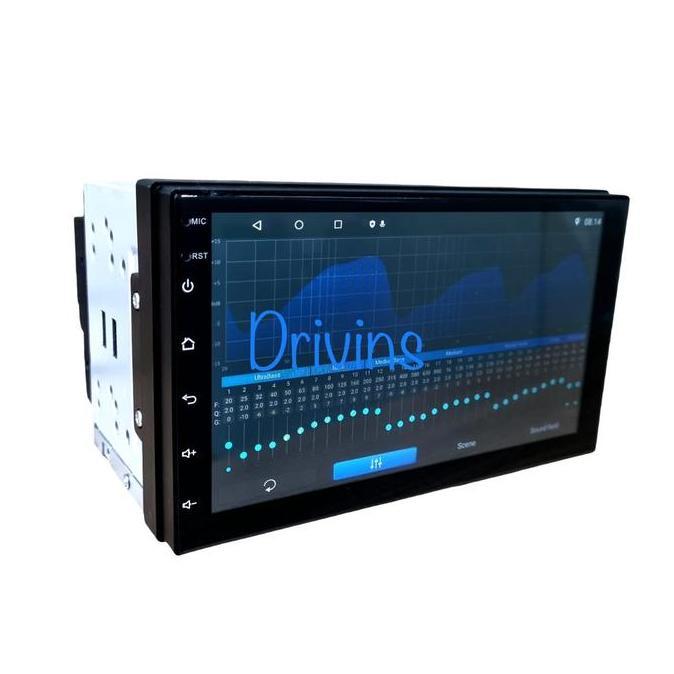 Head Unit Double Din Android Skeleton Skt-8189 7 Inch Voice Command Universal Bluetooth Car Promo