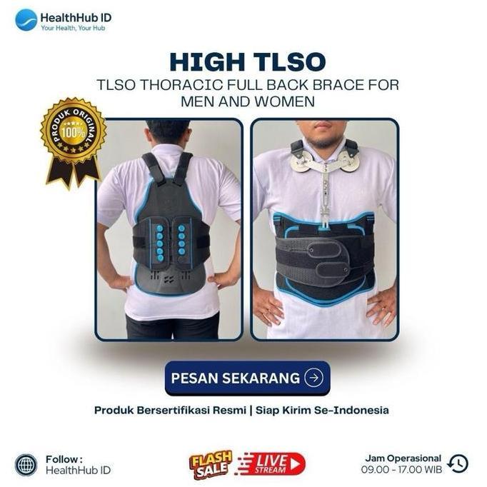 High TLSO  TLSO Thoracic Full Back Brace for Men and Women