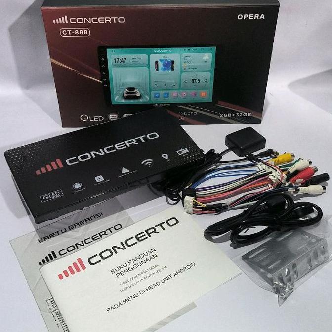 Hu Android Concerto Opera Ct 888 Ukuran 9 Inci Ram 2+32 Gb Asli