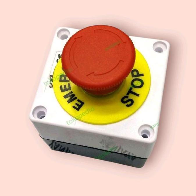 Gercep- Emergency Push Button + Box/Emergency Stop Push Button Set