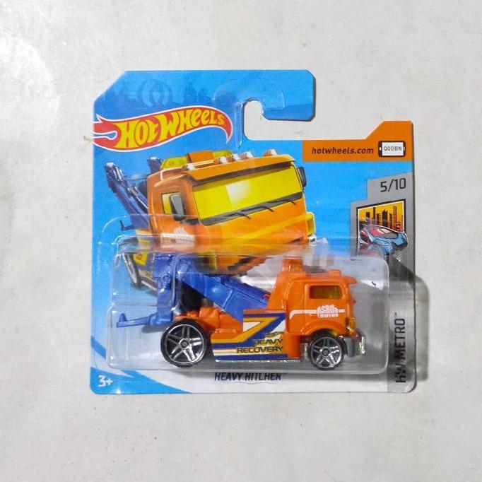 Hotwheels Hot Wheels Heavy Hitcher orange 2019 HW Metro Truk Derek Towing