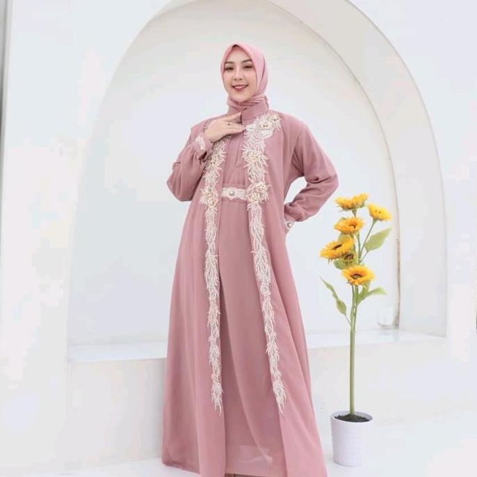 Kaftan wanita fatimah / kaftan terbaru / kaftan mewah / kaftan simple /kaftan busui / kaftan kondang