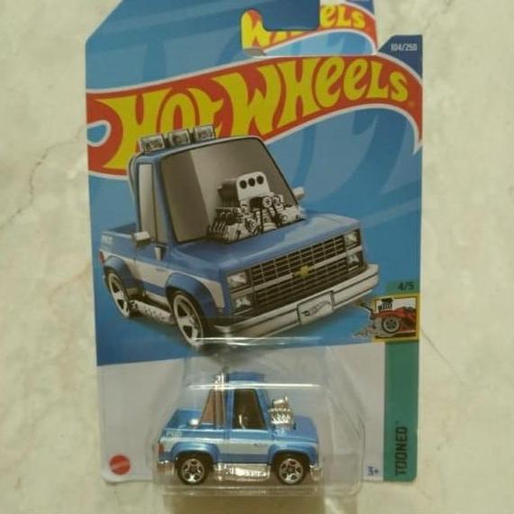 hotwheels 83 chevy silverado tooned