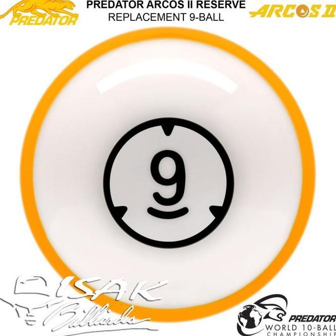 Predator Arcos II 9-Ball | Replment Bola Eceran Billiard Pool Balls