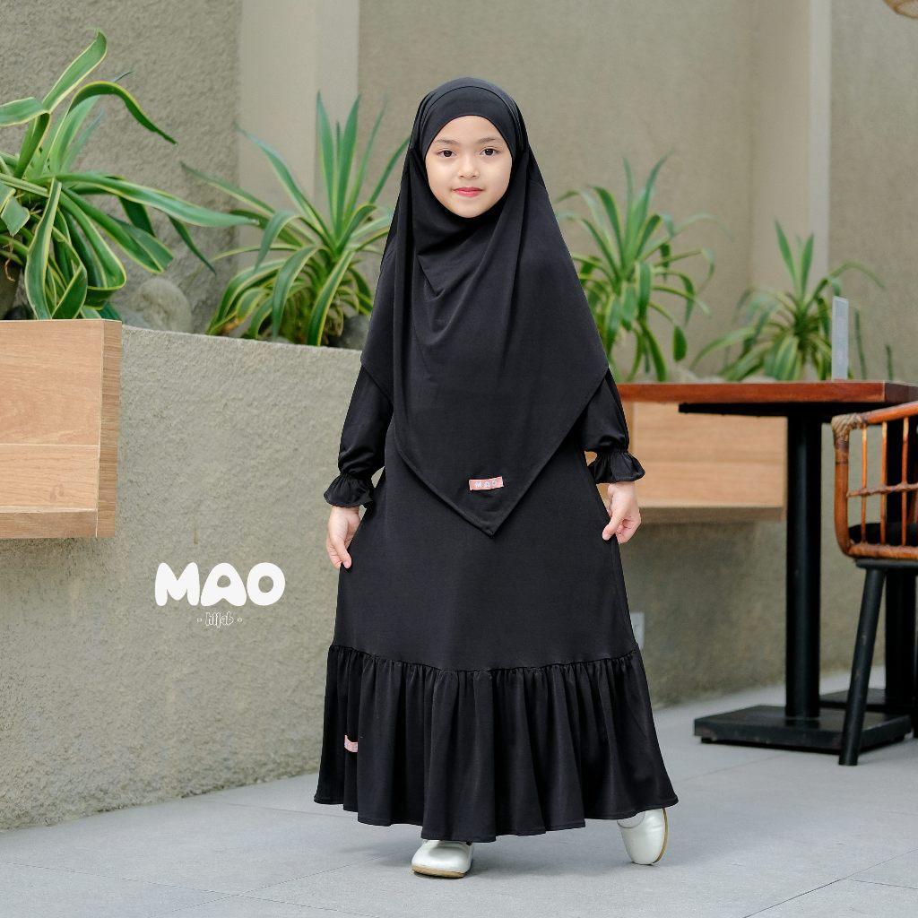 Maohijab - Mecca Gamis Abaya Anak Set French Khimar