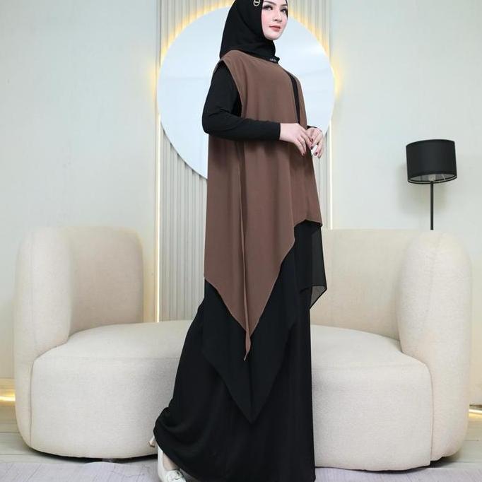JILBAB INSTAN TUNIK TWOTONE | JILBAB INSTAN | HIJAB TUNIK | JILBAB VIRAL | Jilbab Unik | Jilbab keki