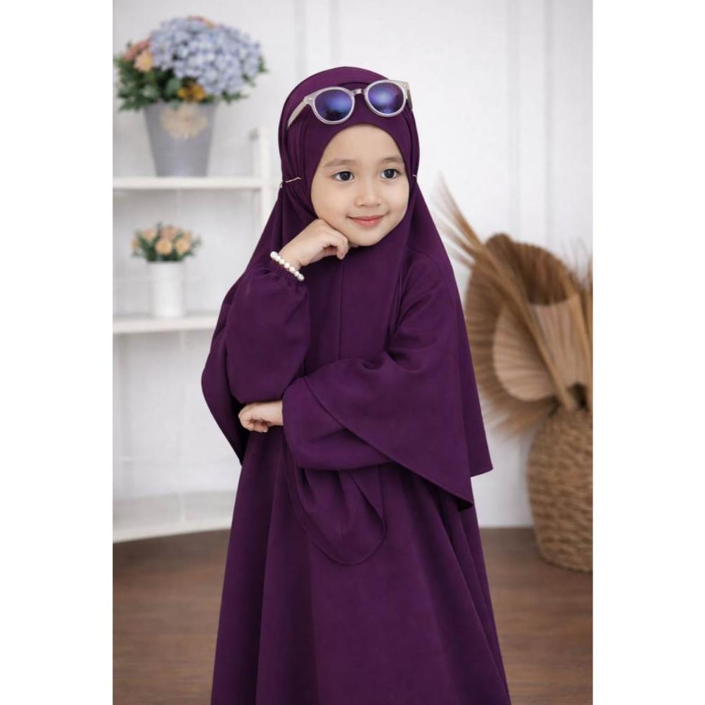 KUALITAS SUPER GAMIS KEKINIAN ANAK/GAMIS ABAYA TURKI ANAK BAHAN CRINCLE GAMIS ANAK PEREMPUAN MANASIK