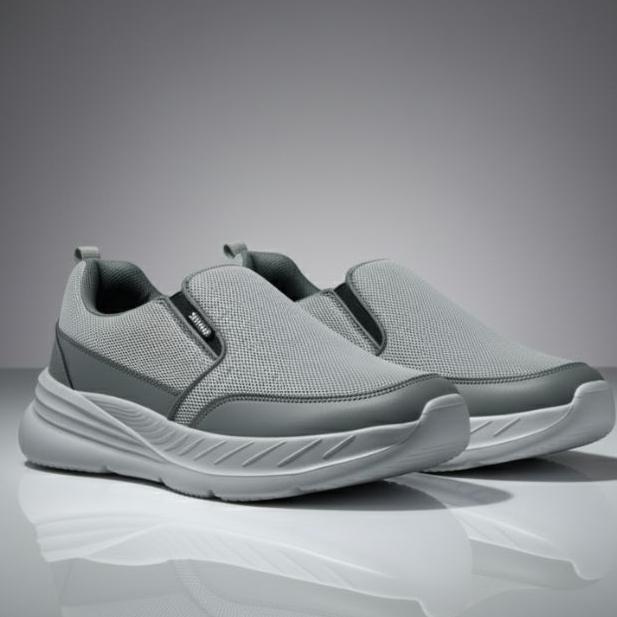 Garansi Sepatu Sneaker Pria Sepatu Slip On Tanpa Tali Cowo