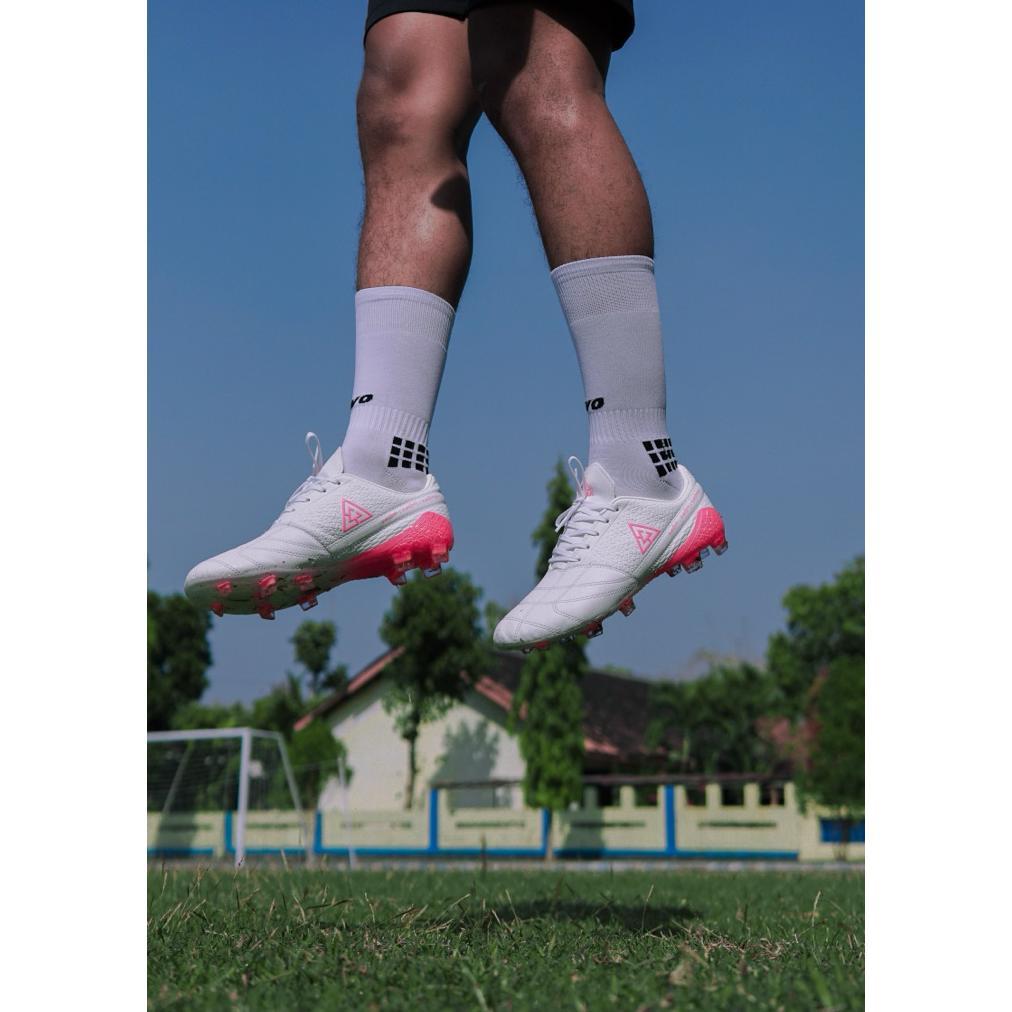 FLASH SALE APHA - Sepatu Bola Apha Genesis FG Putih Toska