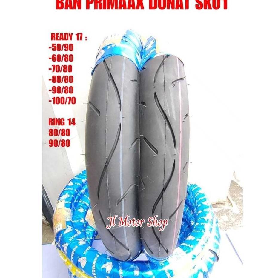 BAN DONAT 80 80 90 80 PRIMAX SK01 RING 14 - BAN PRIMAAX SK01 80/80 90/80 Ring 14 DONAT
