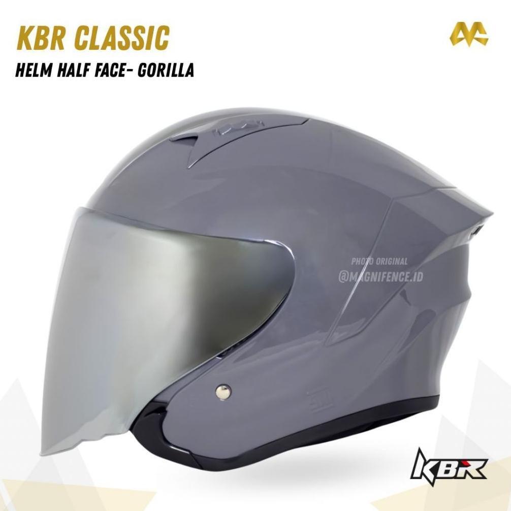 Helm Half Face KBR Thanos Thermatron Orinal helm Half Face Leopard Spoiler Helm Half Face KBR Redbul