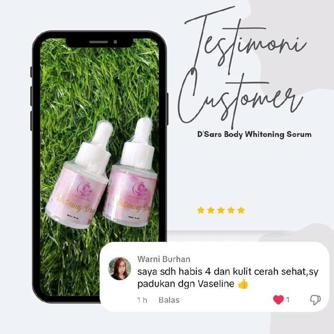 Grosir Paket Bundling  Brightening & Glow +Serum Infus Whitening D'Sars Beauty Skin Body Lation .Bod