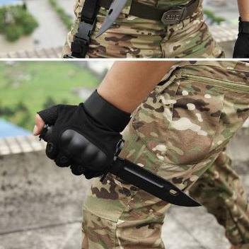 LARISS Dummy Knive Tactical Pisau Thermo Plastic Rubber M9 Realistis 1:1 CSGO