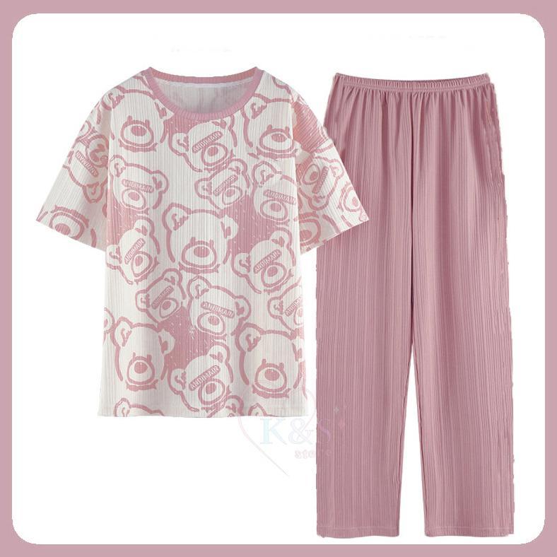 KS KIDS - SETELAN ANAK PEREMPUAN CELANA KULOT SETCEL ANAK CEWEK ONE SET ANAK CELANA PANJANG - SET BE