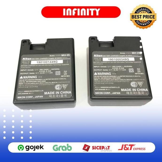Charger Nikon Mh-25 Mh25 Mh 25 En-El15 D7000 D7100 D600 D800 D610 D750 Second