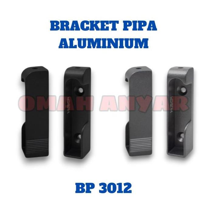 :=:=:=:=] 1 PASANG Braket Pipa Aluminium Kotak PAL 3012 Huben