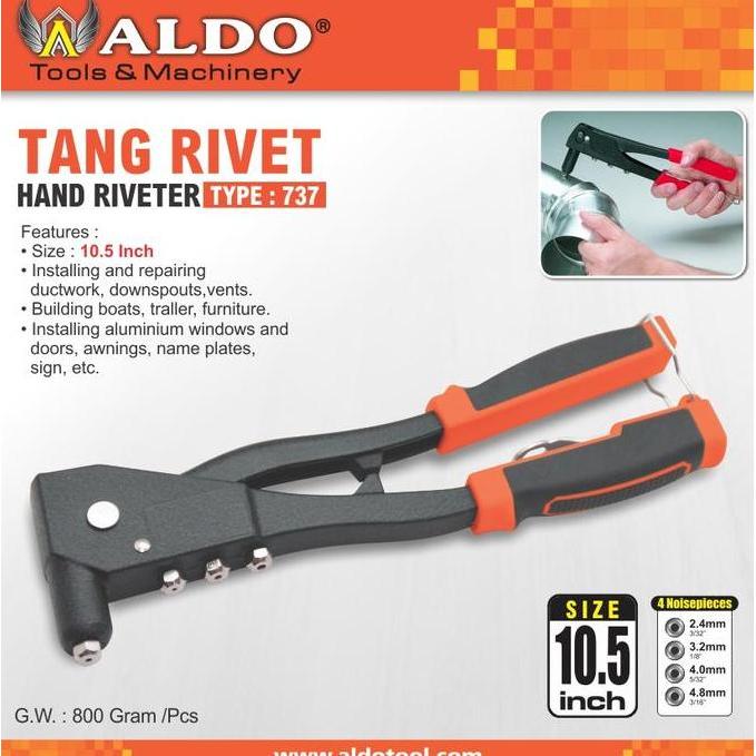Promo HAND RIVET / TANG RIVET / HAND RIVETER 737 MERK ALDO Diskon