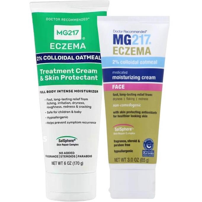 Murah Mg217 Eczema Body Cream Face Moisturizing 2% Colloidal Oatmeal Mg 217