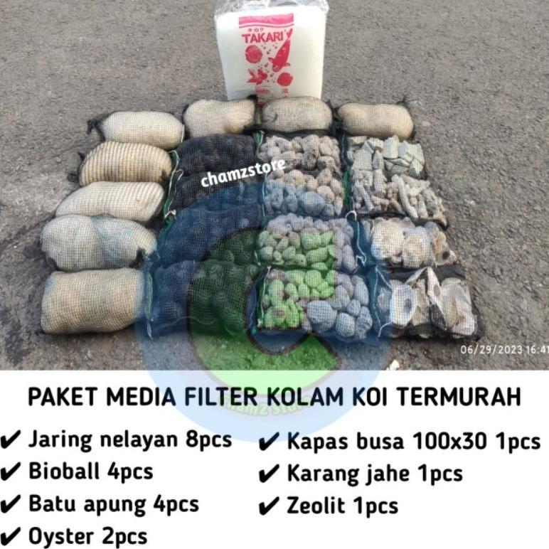 paket media filter kolam koi siap pakai / media filter kolam koi / media filter