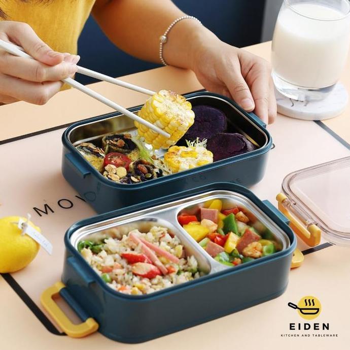Lunch Box Tingkat/ Lunch Box Stainless 2 layer/ Lunch Box Stainless