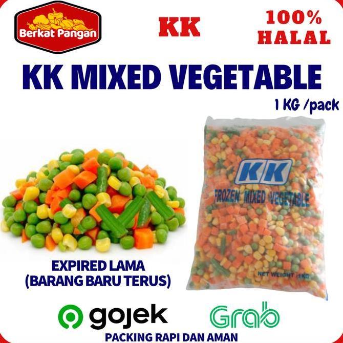 Sayuroi- Kk Sayuran Beku Mix Vegetables 4 Macam Sayur 1Kg Import