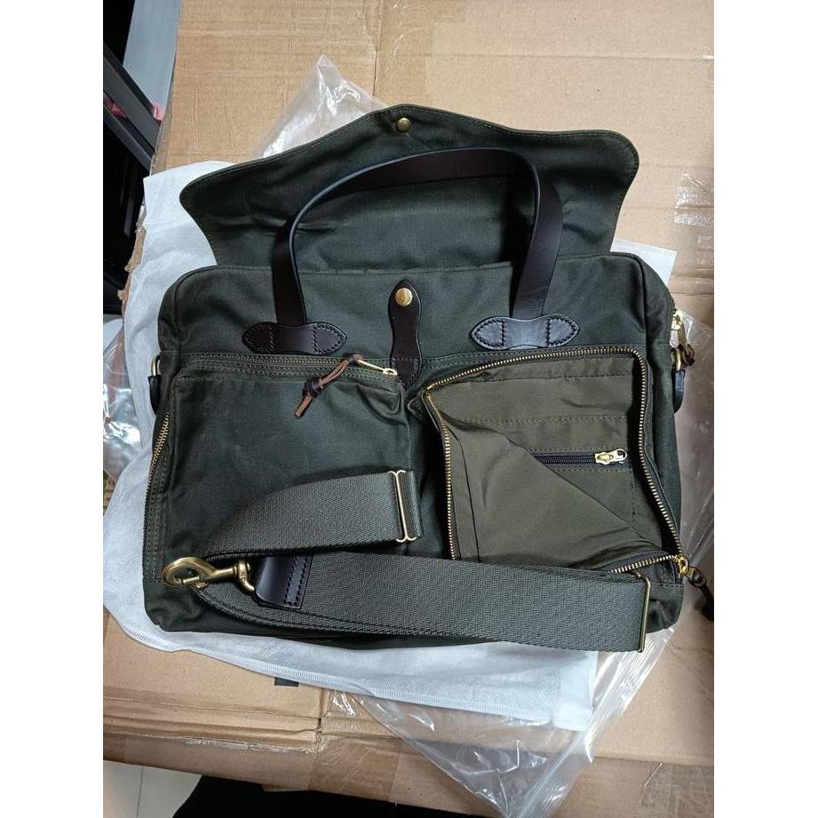 NO BRAND 140 24H TAS PADDED COMPUTER BRIEFCASAE kompatibel dengan FILSON 24h Tin Cloth Briefcase Bag