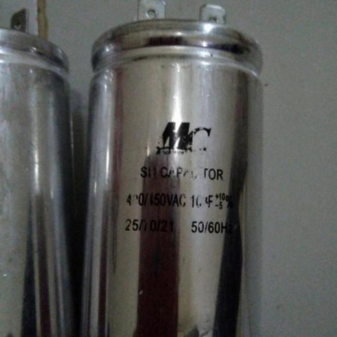 kapasitor capacitor ac running mc 10 uf 400volt 450volt 400v 450v DISKON