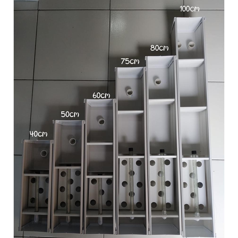 Filter Talang / Top Filter Talang Aquarium / Talang Filter Ukuran 40cm - 100cm