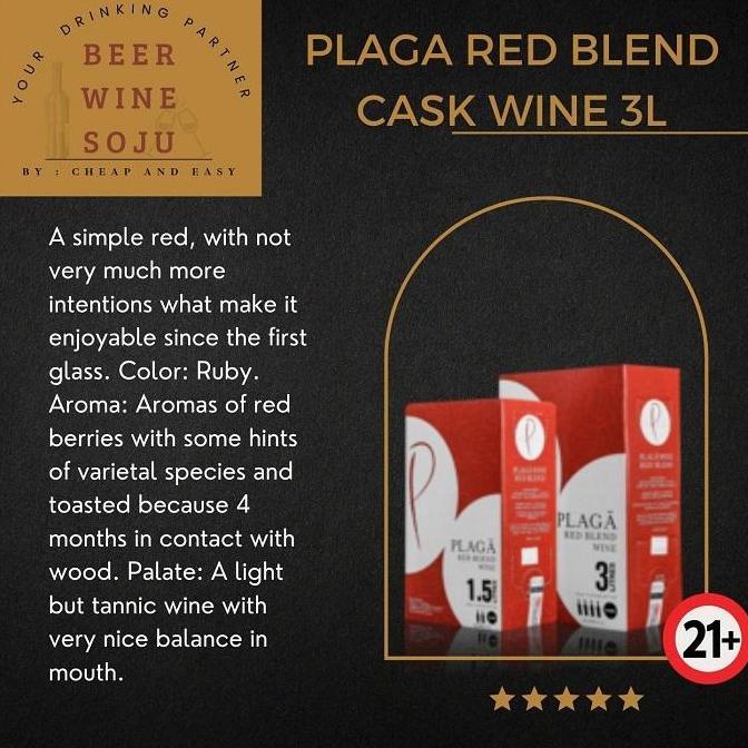 Sayuroi- Plaga Cask 3 L Red And White