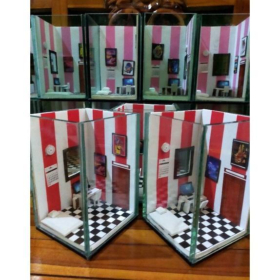 virall.. aquarium unik kamar ikan cupang / akuarium unik ikan cupang / soliter kosan ikan cupang