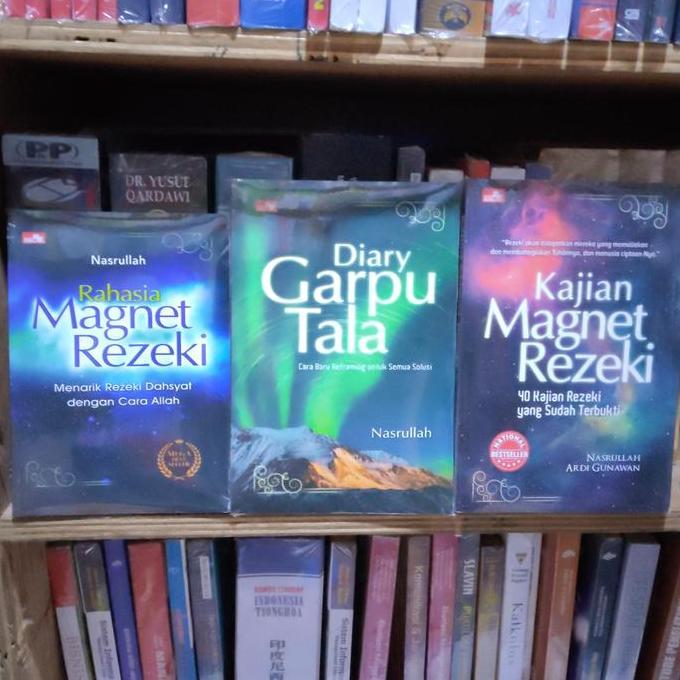 Paket 3 Buku Nasrullah Rahasia Magnet Rezeki, Diary Garpu Tala, & Kajian Magnet Rezeki [terbaik]