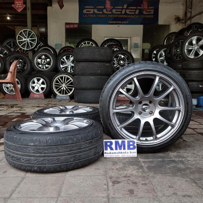 Terlaris Velg Racing Bekas Copotan Mobil Ring 17 + Ban Bonus