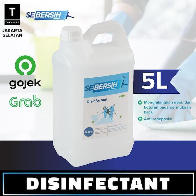 new disinfectant antiseptik cairan disinfektan sebersih 5 liter -