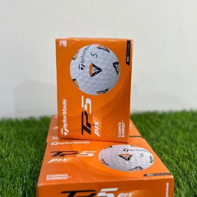 Bola Golf Taylormade Tp5 Pix White Original