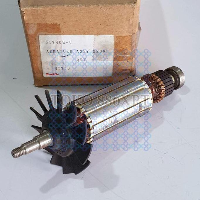 (:(:(:(] Armature Angker Rotor Makita Maktec MT950 MT 950 Original 517408-6