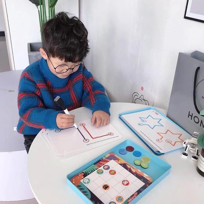 Promo saalin finger maze left right brain exercises mainan edukasi anak Diskon